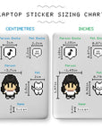 Sizing Chart Laptop