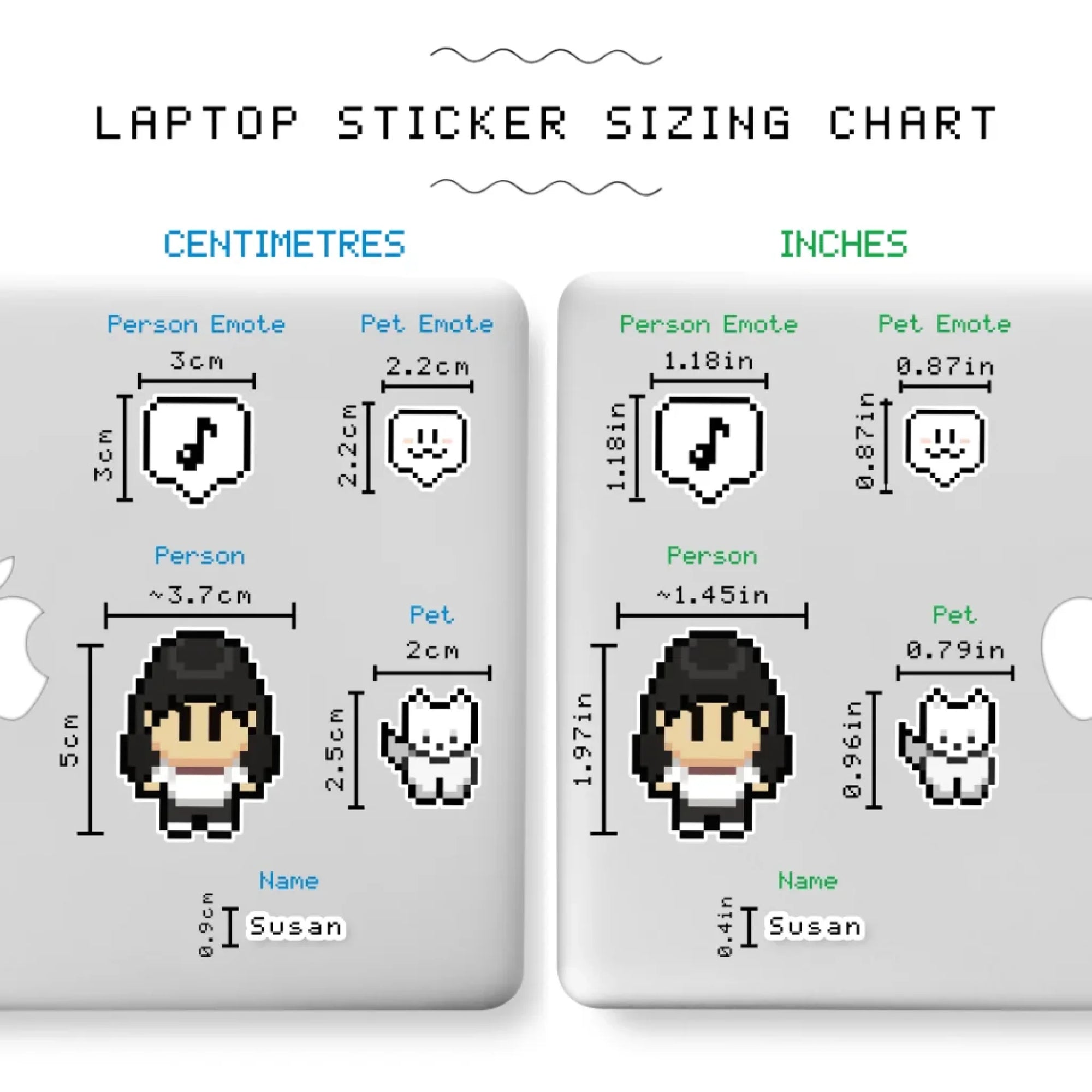 Sizing Chart Laptop